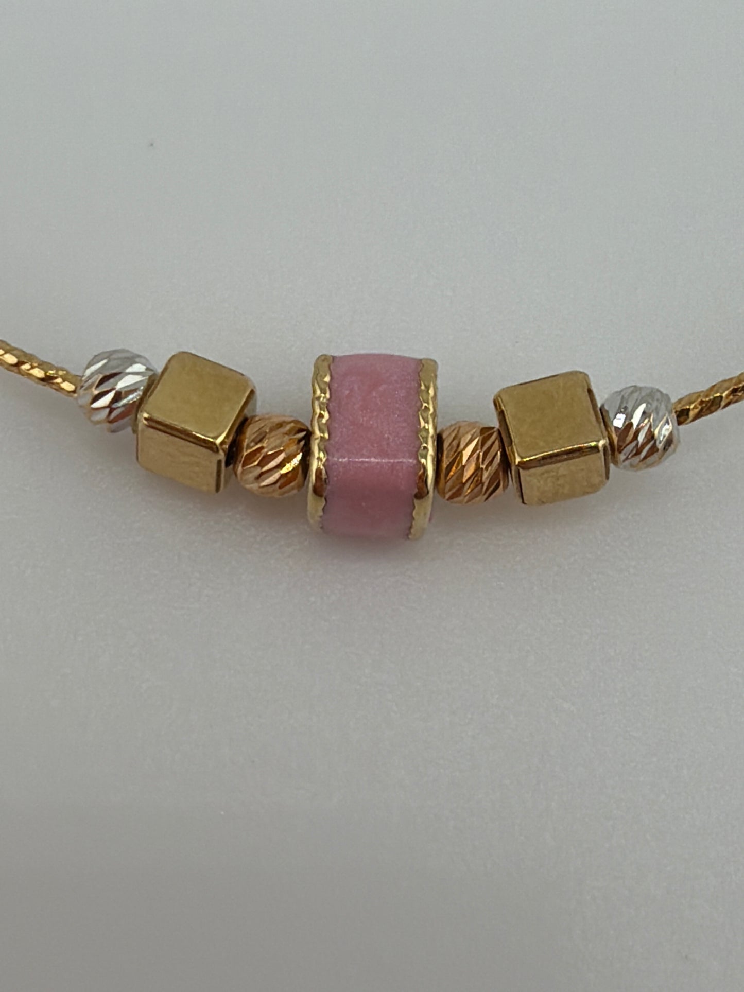 Bracelet Bébé Perles Roses