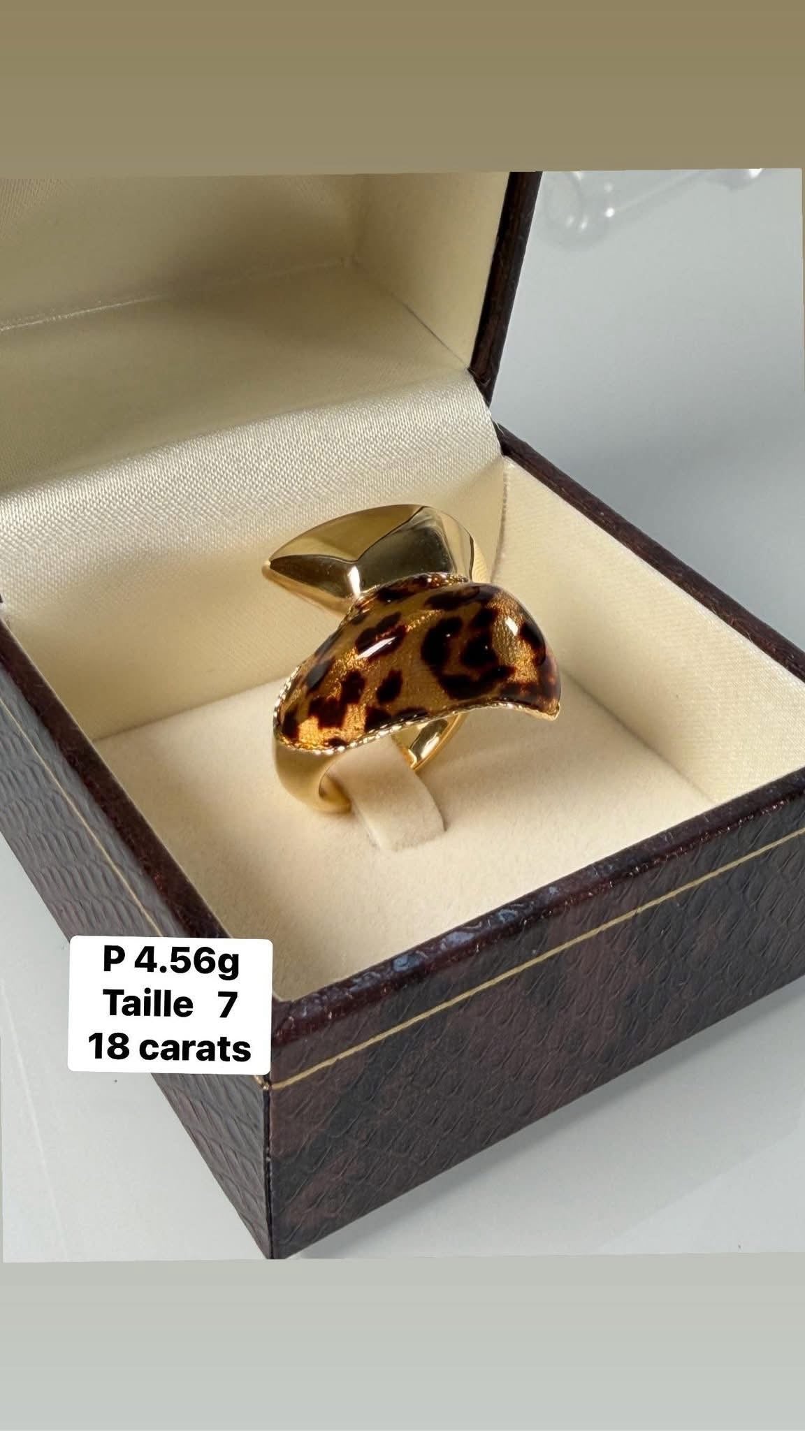 Bague Léopard croisé