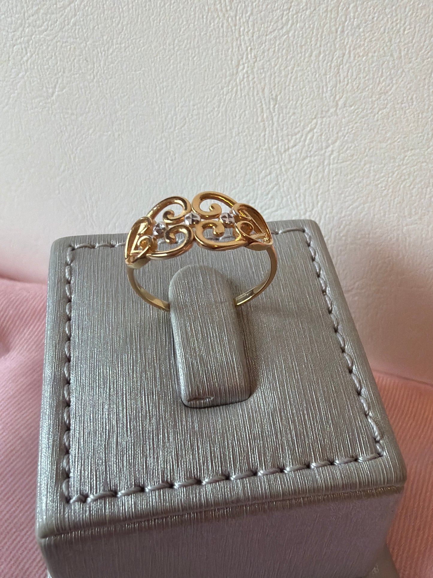 Bague cœur forgé
