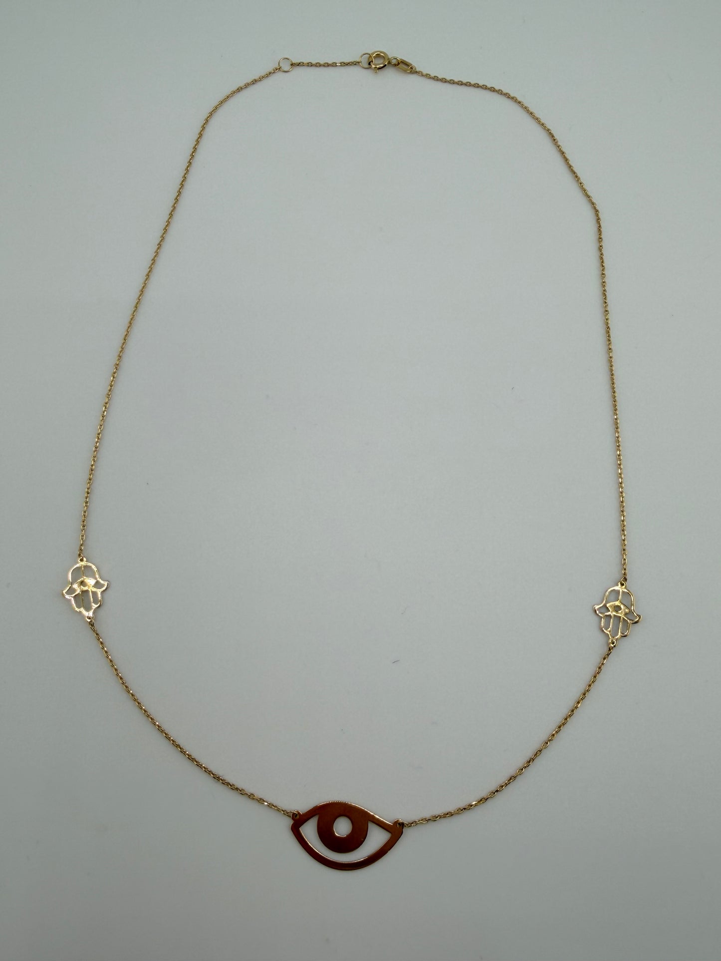 Collier Œil & Main de Fatma