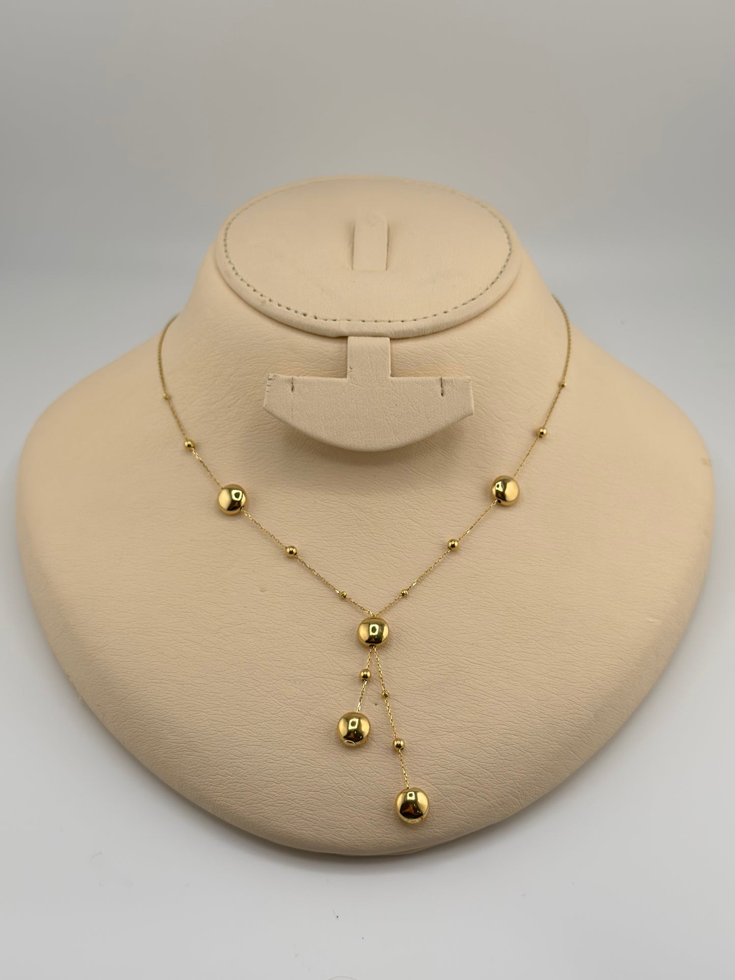 Collier Cascade de Boules en Or 18K