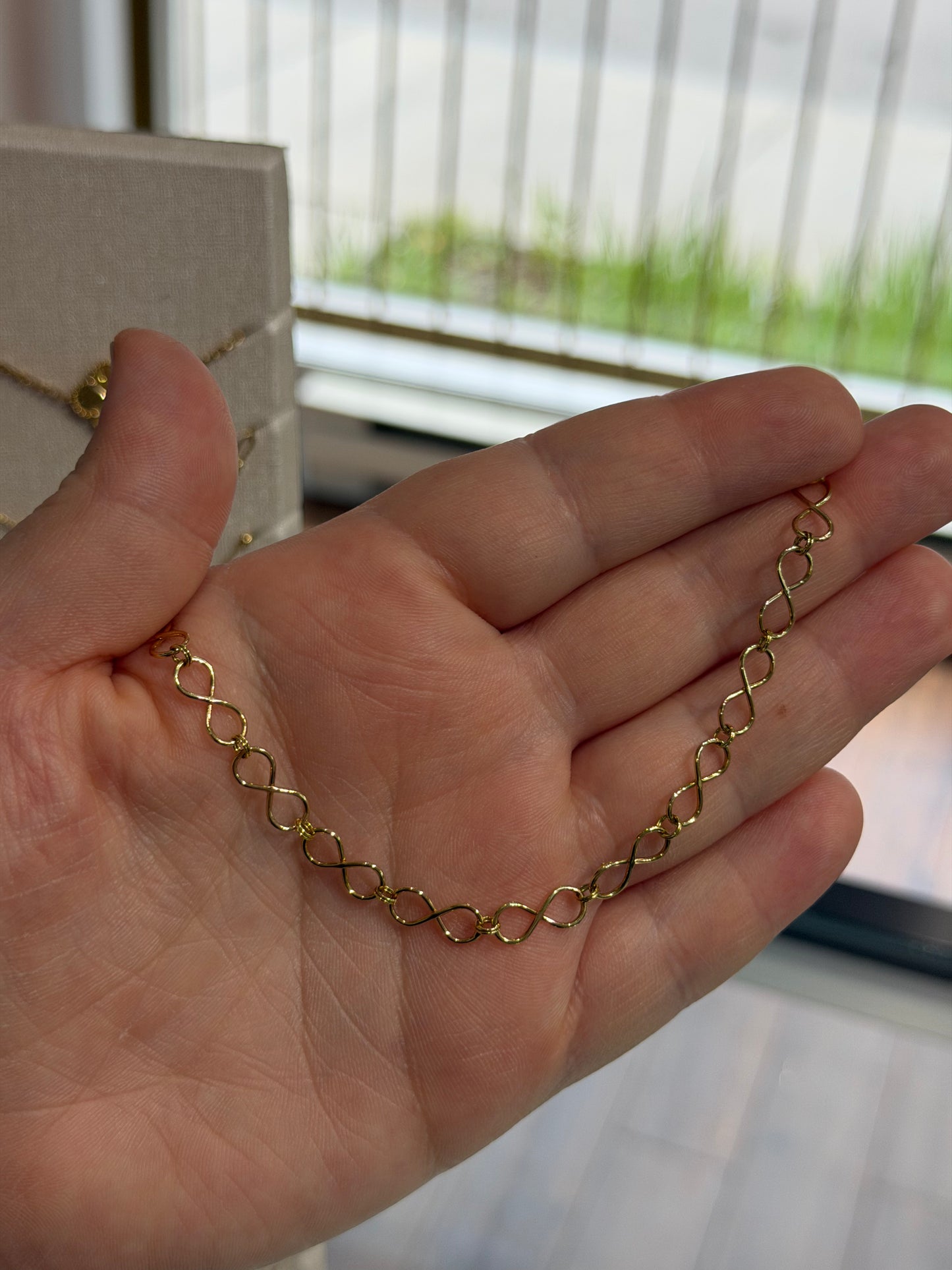 Bracelet Infini en Or Jaune 18 Carats