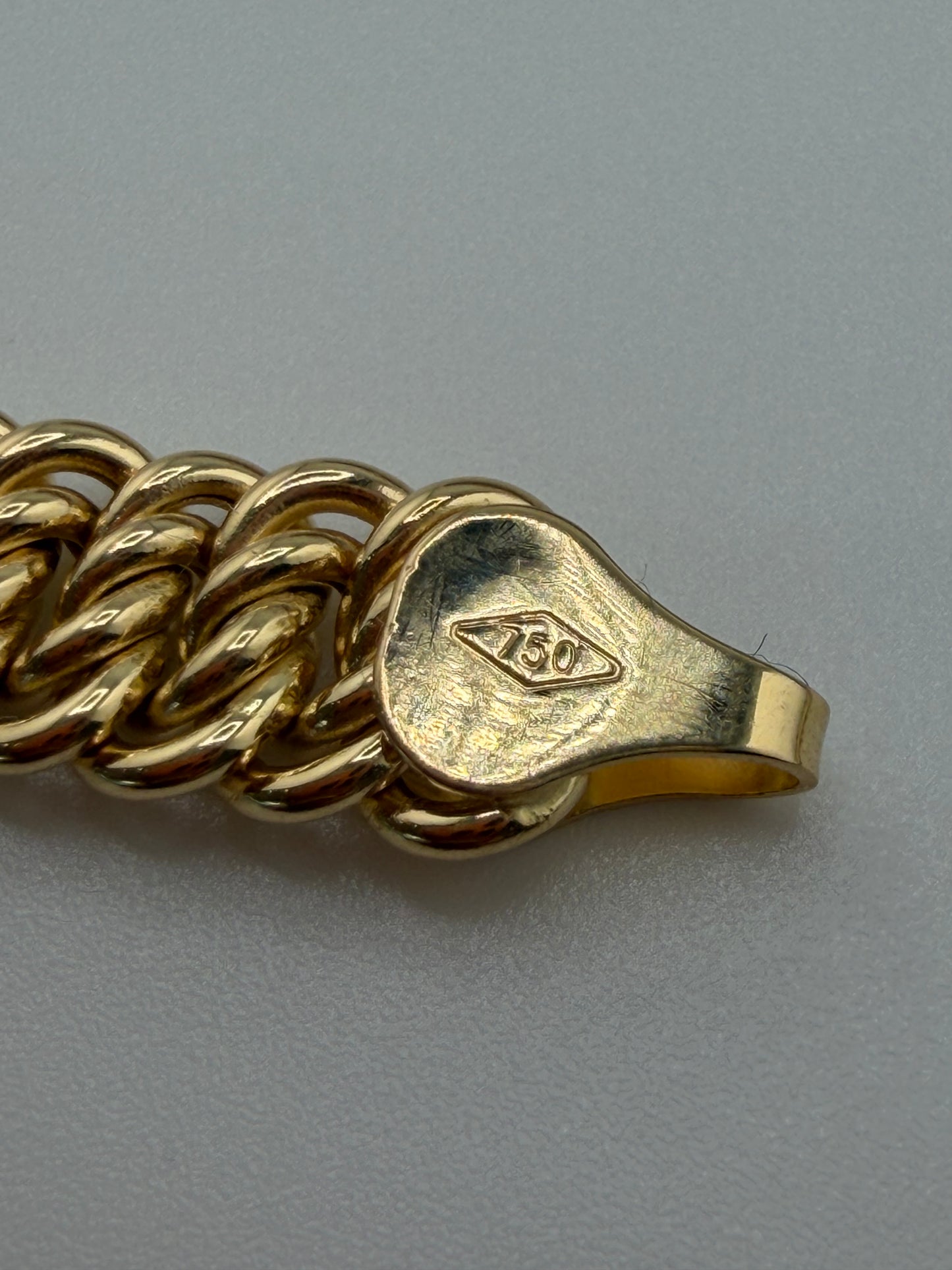 Bracelet Maille American en Or 18 Carats – Fabrication Italienne