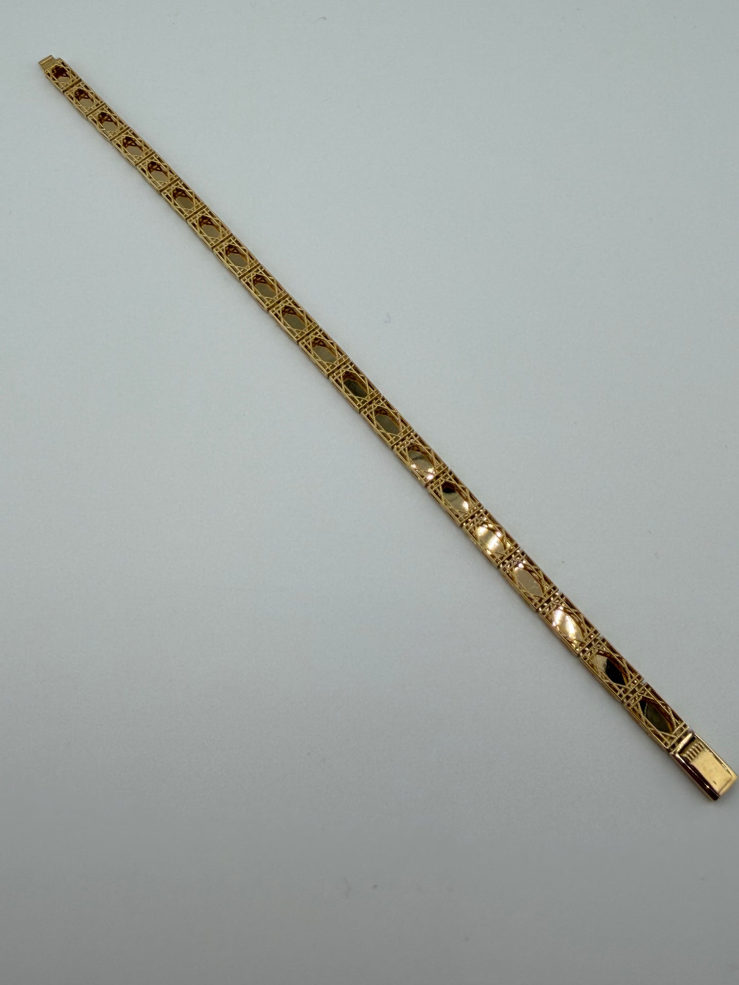 Bracelet en or 18 carats inspiré de la fine joaillerie – 6,68 g