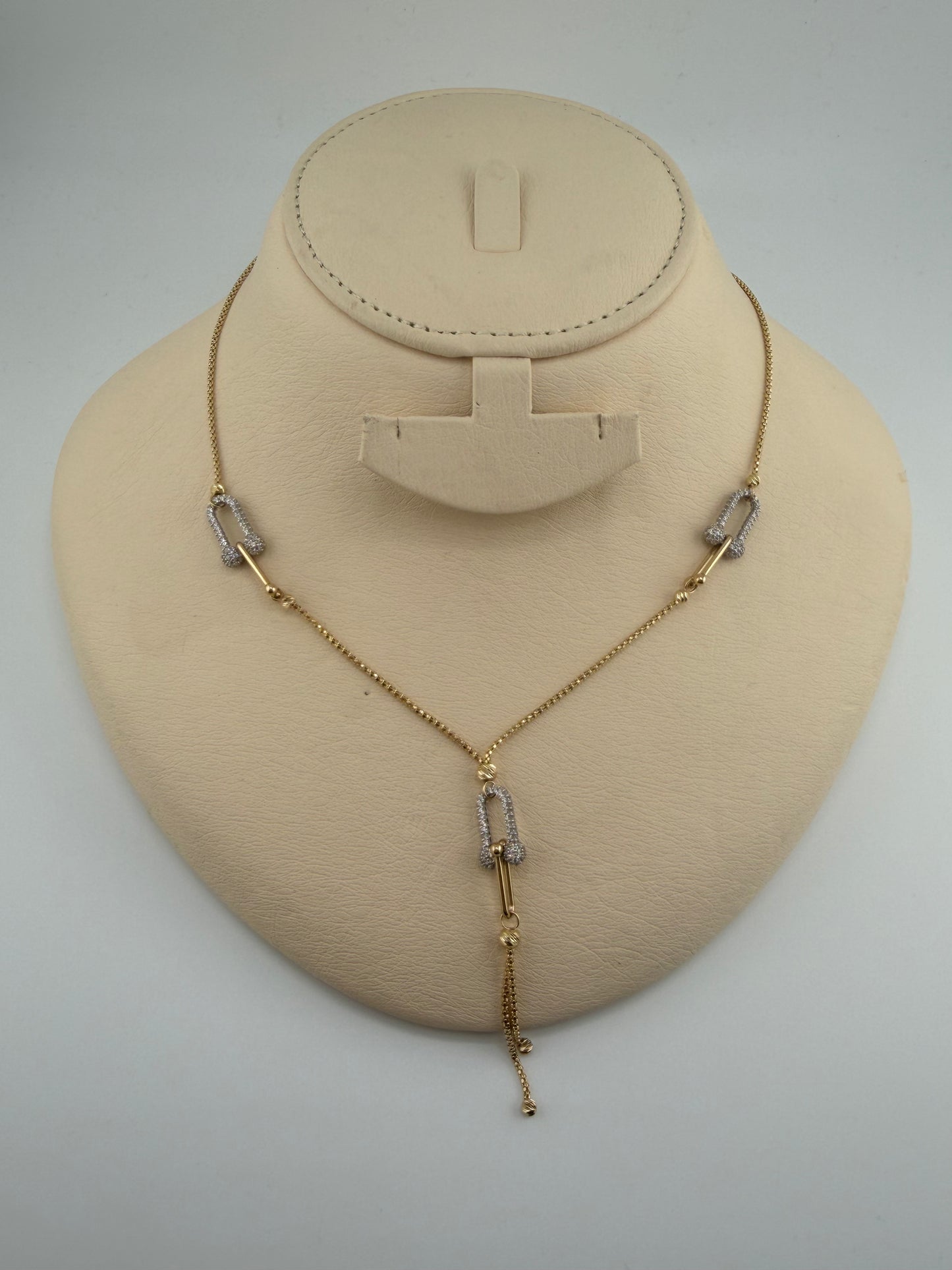 Collier 18 carats à maillons décoratifs – 8,02 g