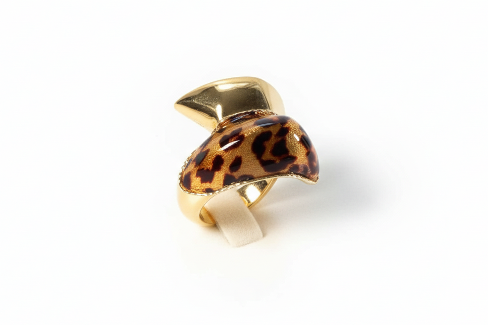 Bague Léopard croisé