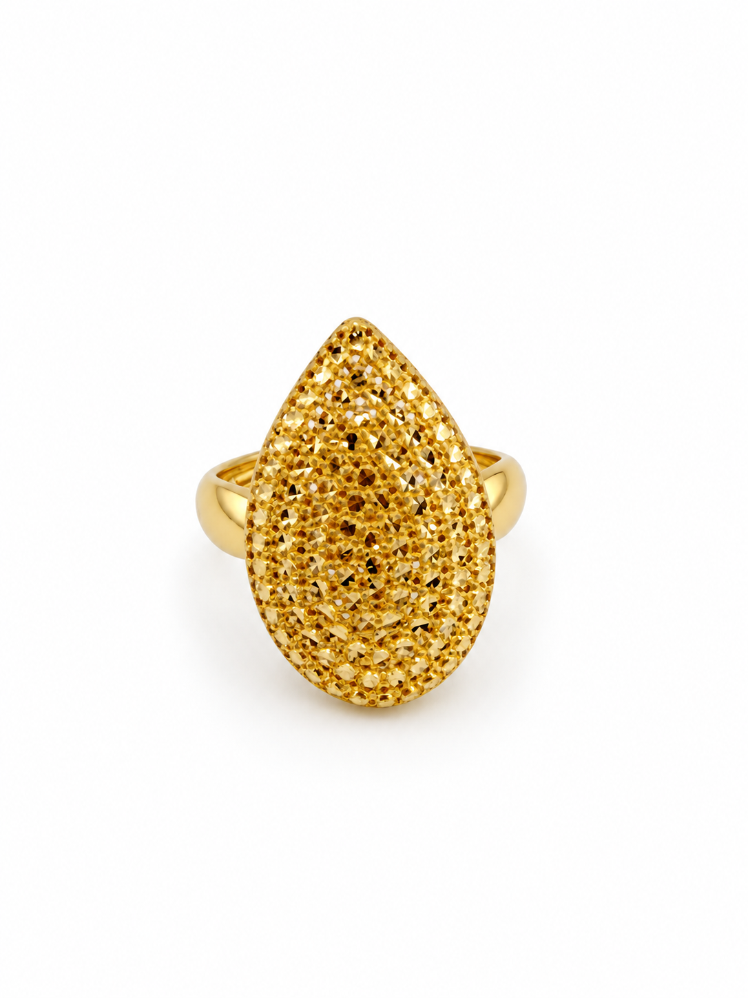 Bague élégante en or 18 carats.
