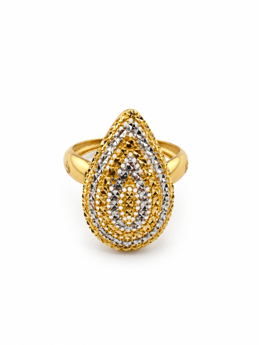 Bague en or jaune et or blanc 18 carats – 2,47 g