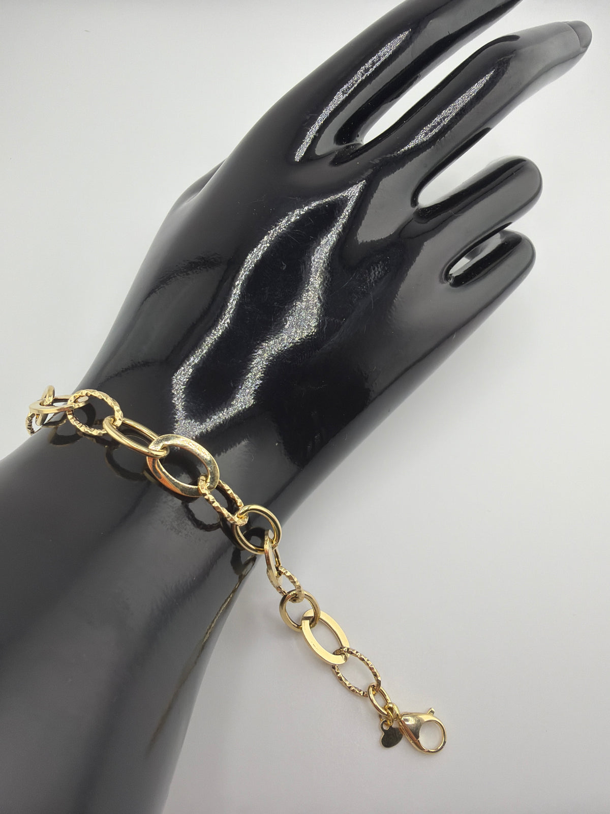 Bracelet maille ovale en or 18 carats – Fabrication italienne 3.6g
