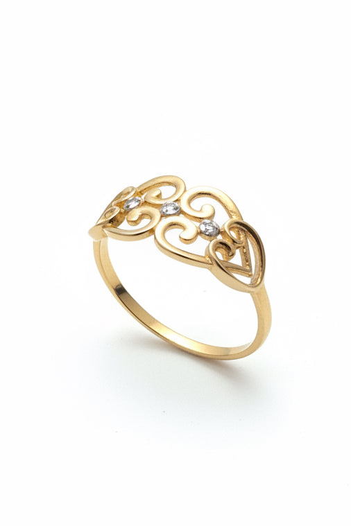Bague cœur forgé