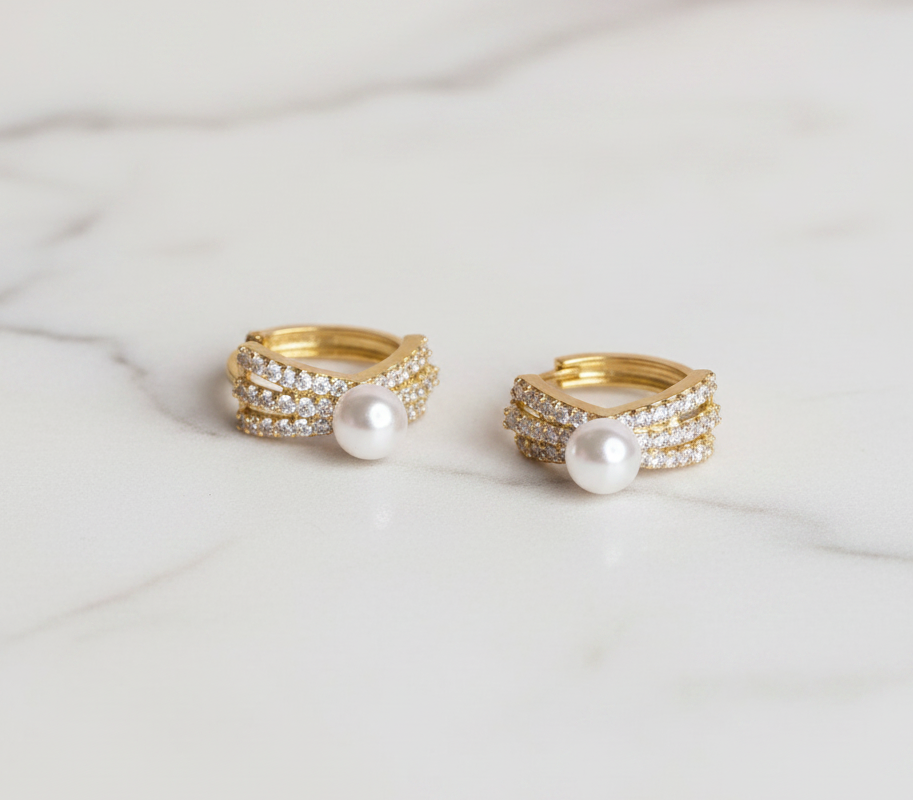 Boucles en perles