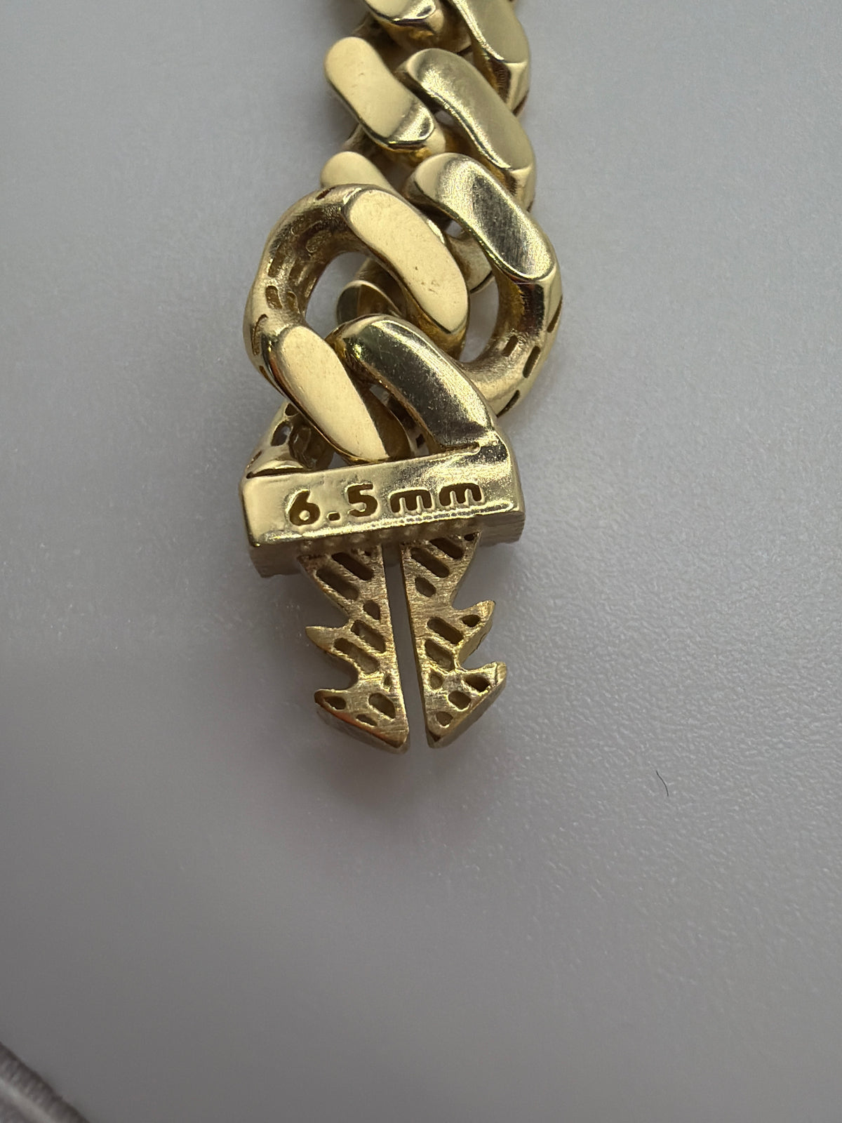 Bracelet Monaco Chain original en or 18 carats – 20 cm