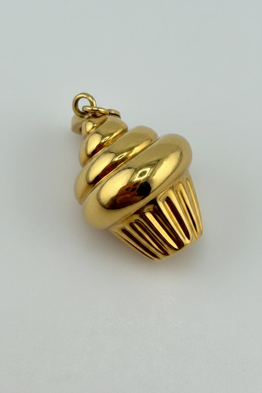 Pendentif Charm Cupcake 3D