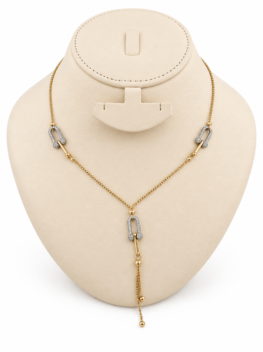 Collier 18 carats à maillons décoratifs – 8,02 g