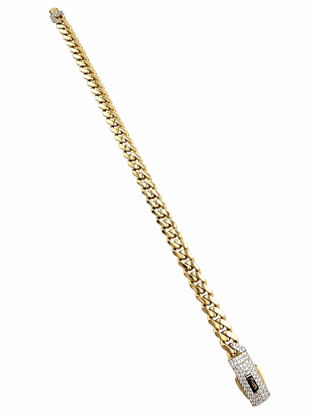 Bracelet Monaco Chain original en or 18 carats – 20 cm