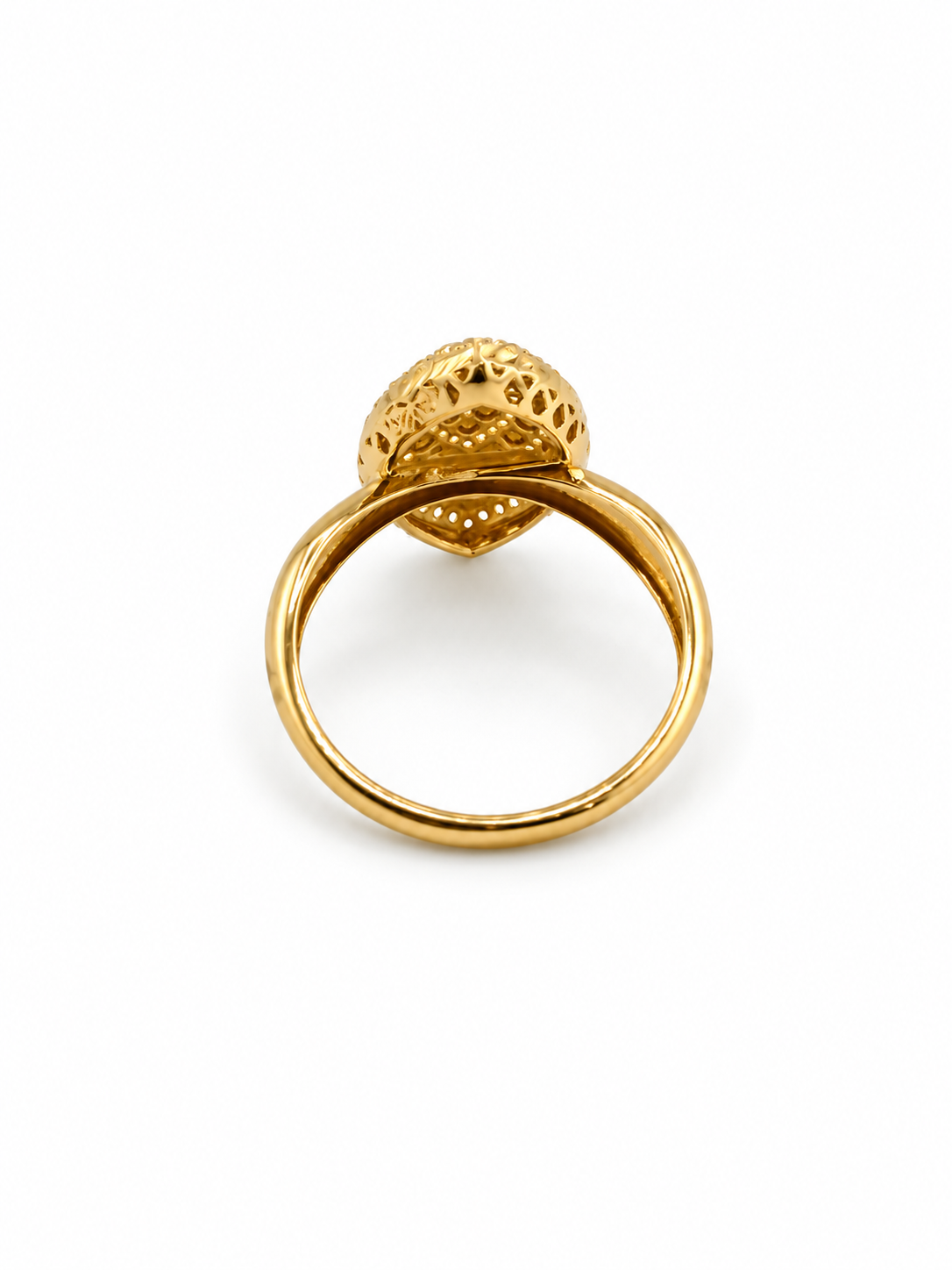 Bague en or jaune et or blanc 18 carats – 2,32 g