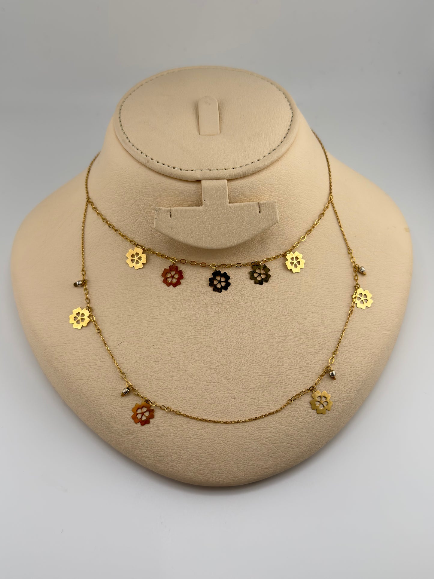 Collier Fleurs Pampilles