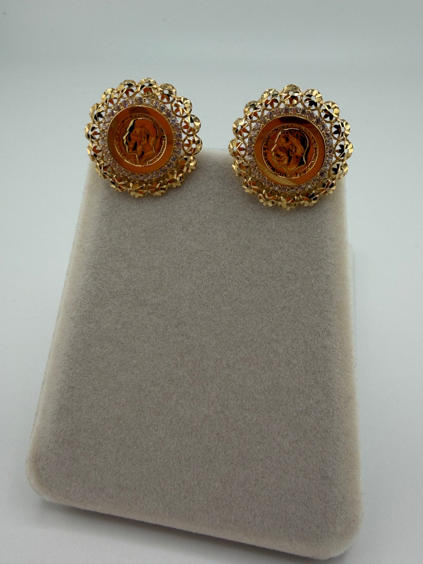 Boucles d’oreilles Lira – Style Monnaie Britannique George