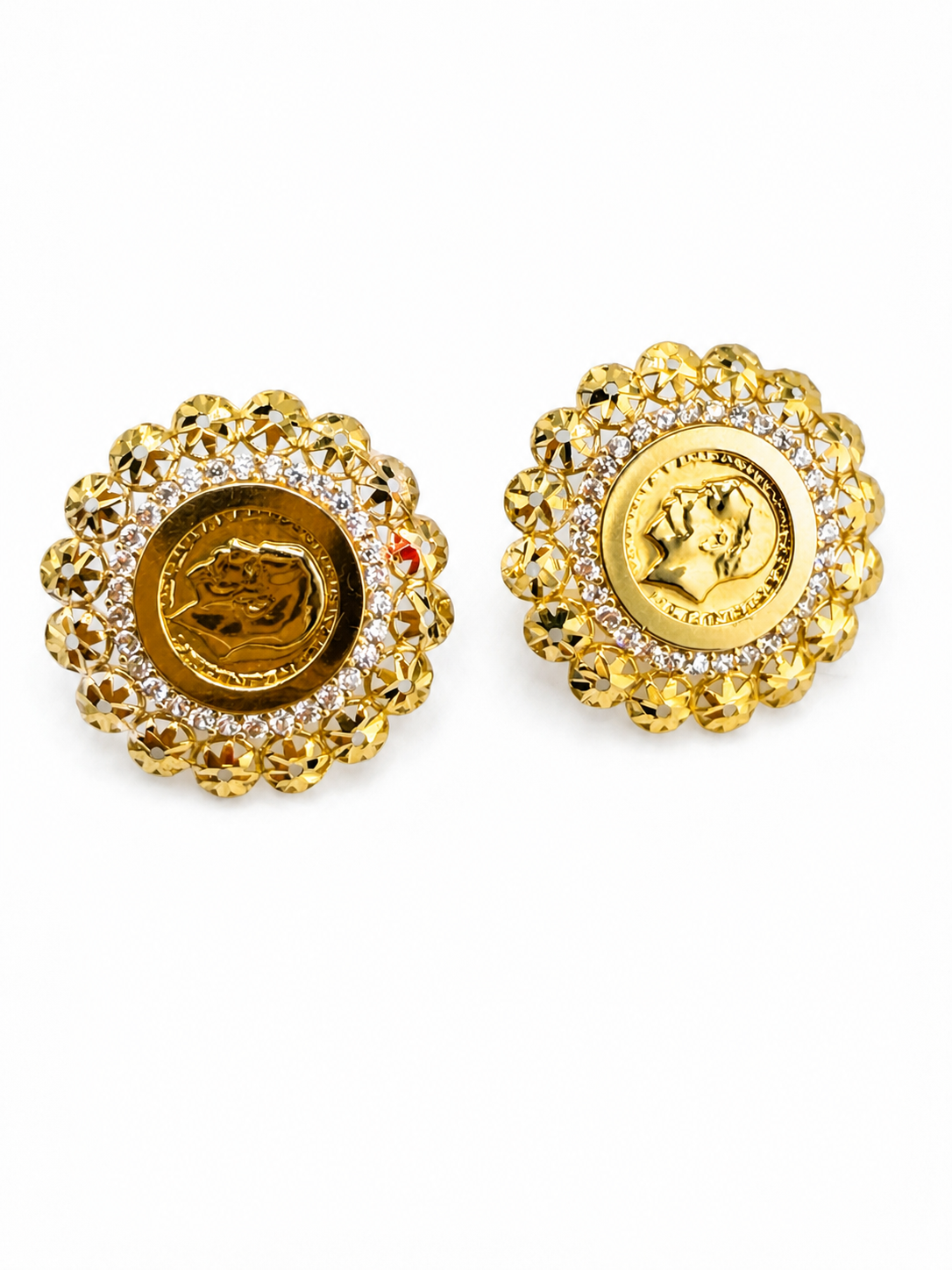 Boucles d’oreilles Lira – Style Monnaie Britannique George
