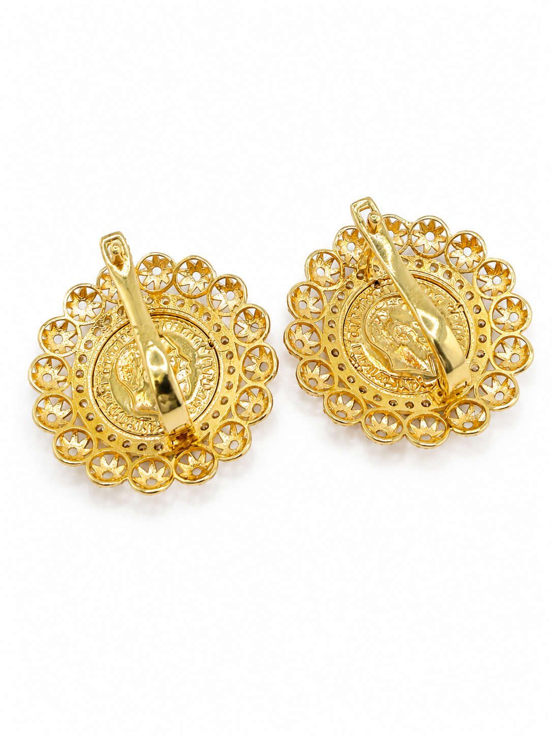 Boucles d’oreilles Lira – Style Monnaie Britannique George