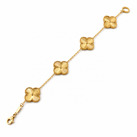 Bracelet Trèfle en Or 18K