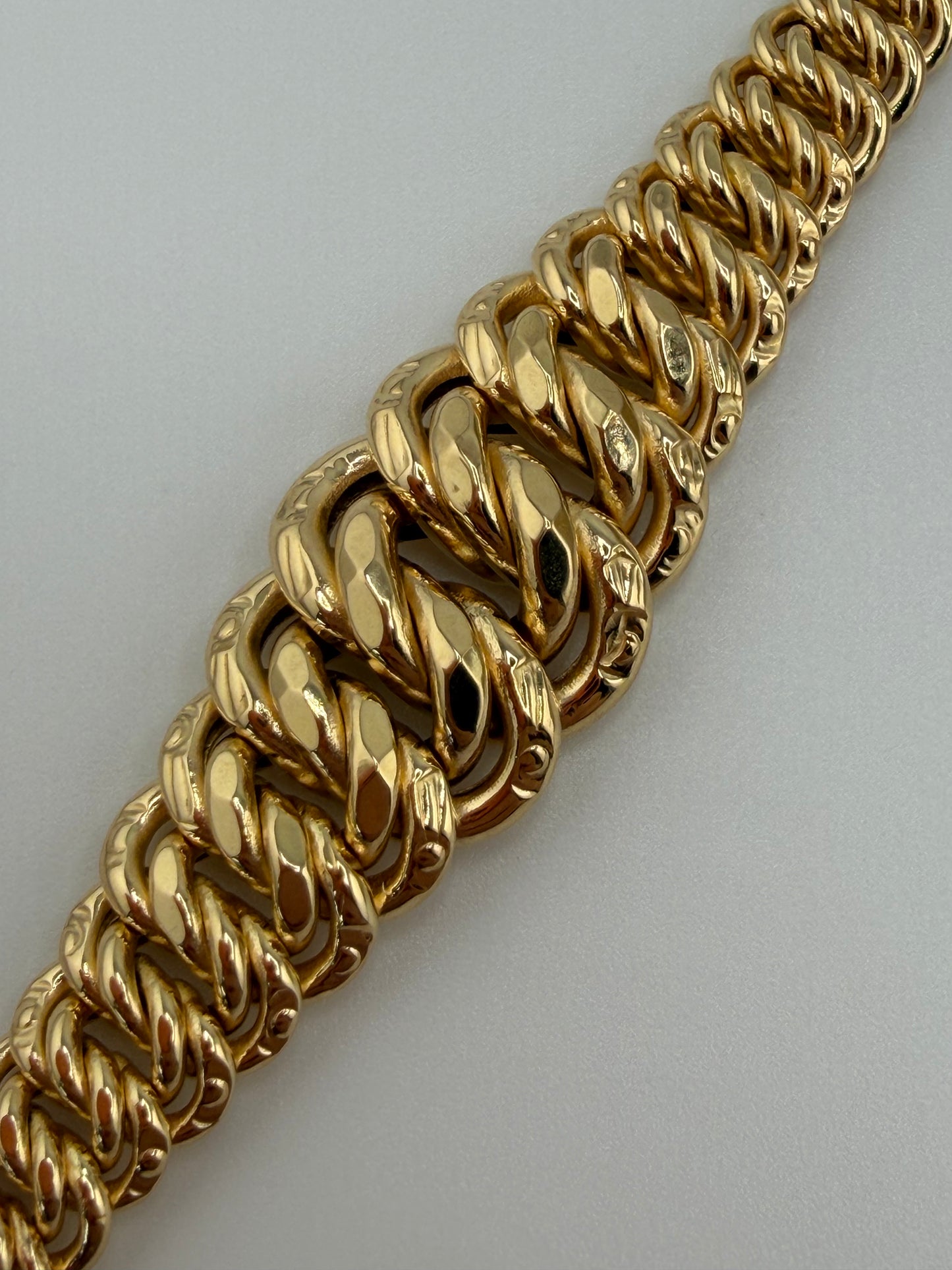 Bracelet Maille American en Or 18 Carats – Fabrication Italienne