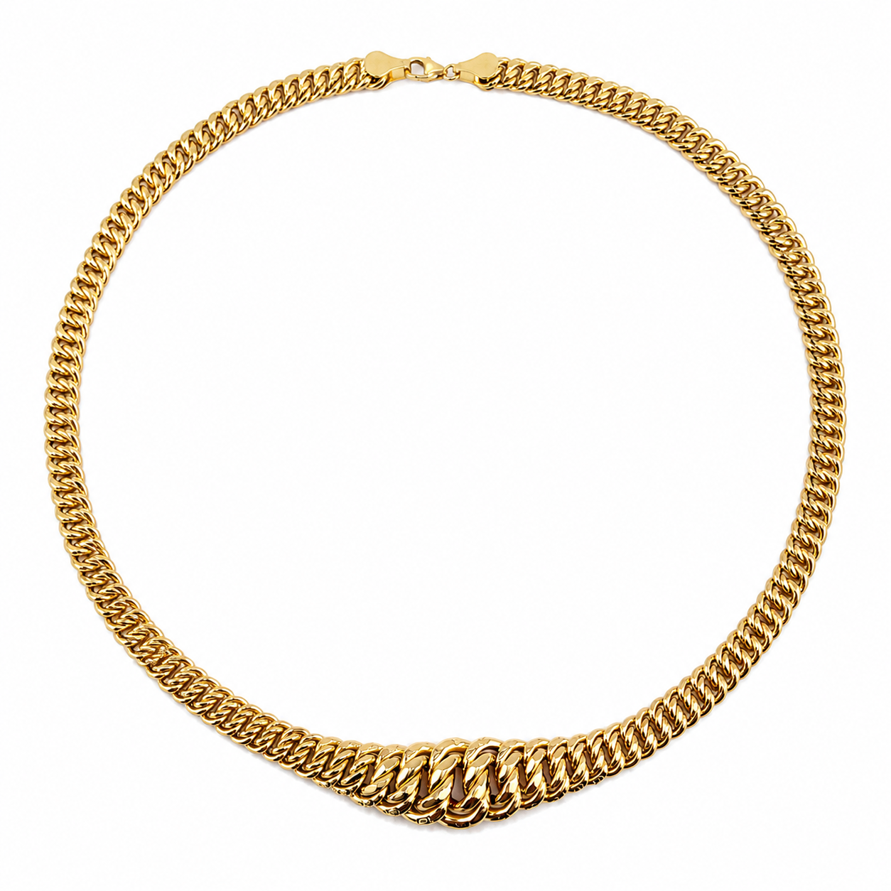 Collier ras du cou maille américaine