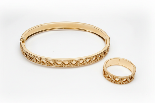 Ensemble bracelet T18 et bague T8.5