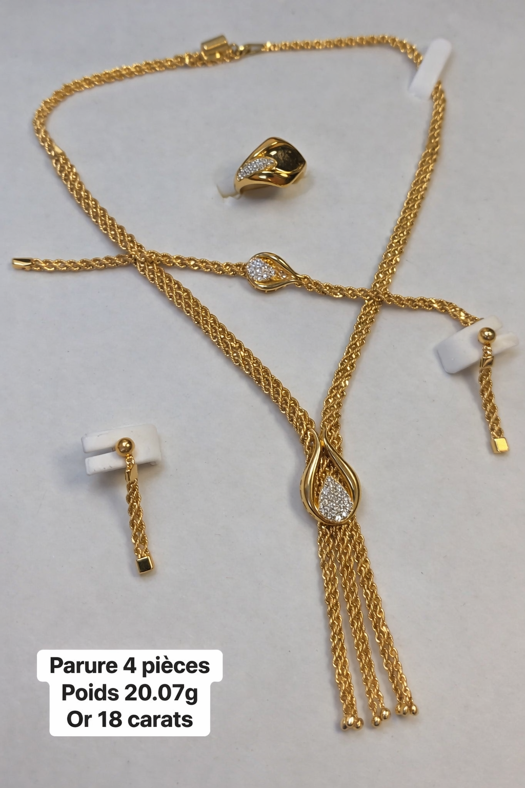 18K Gold Jewelry Set