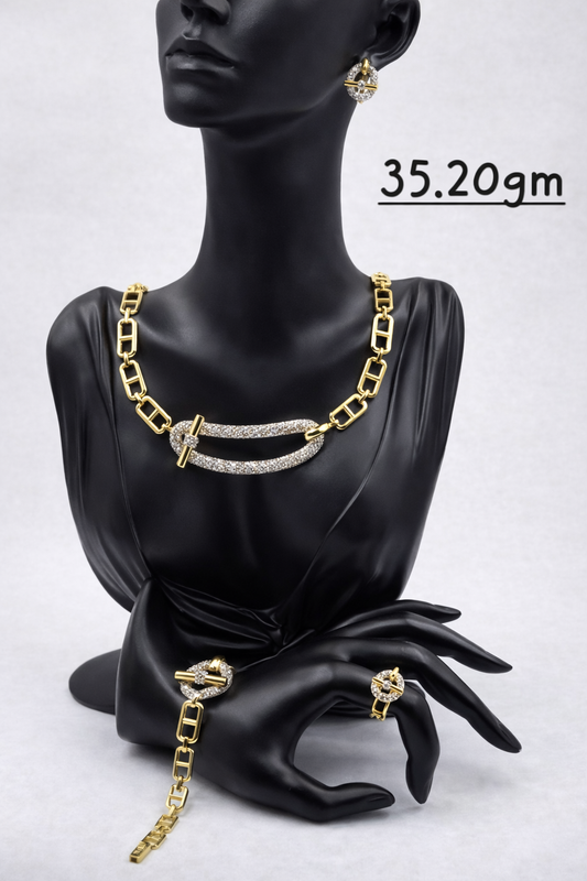 18k Gold Jewelry Set