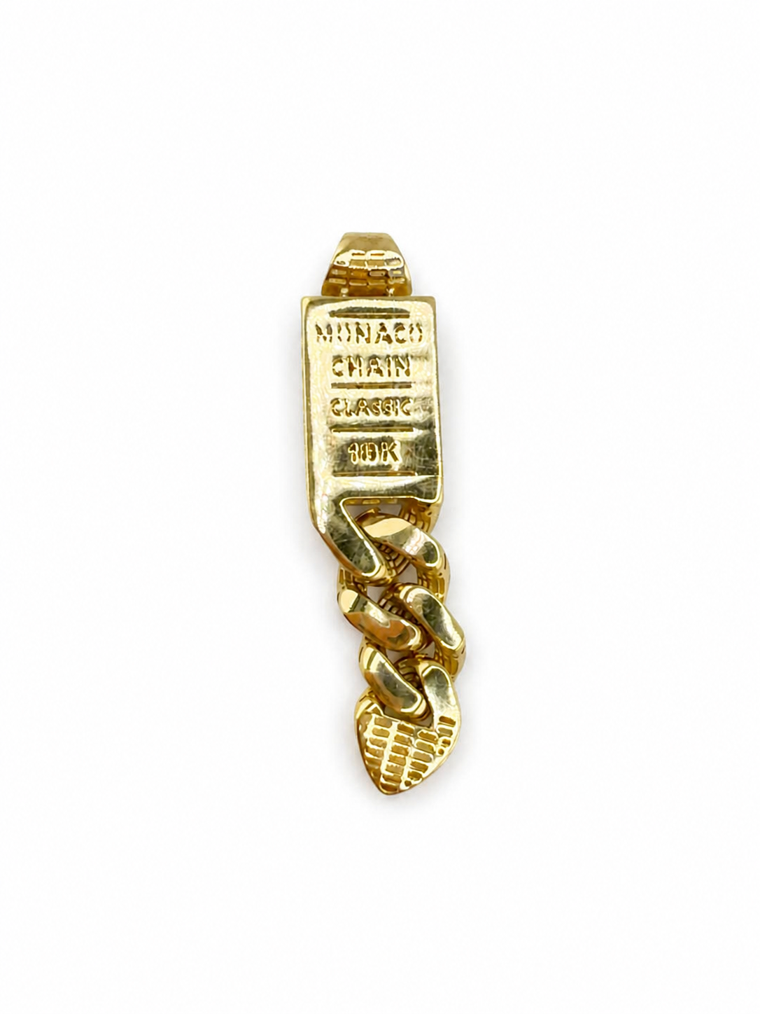 Pendentif Monaco Chain en or 18K et zircon — 3,36 g