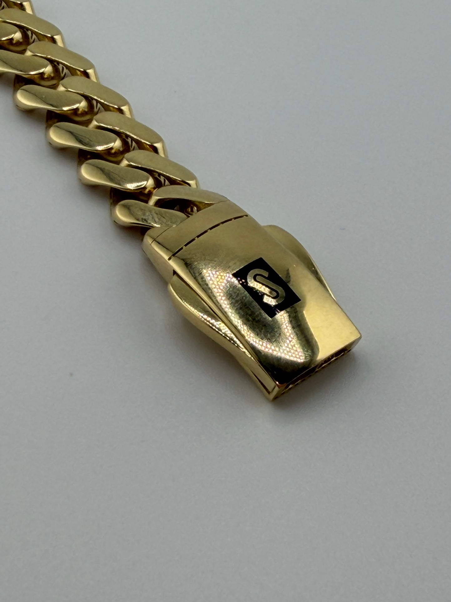 Original 18K gold Monaco bracelet – 12 g – 20 cm