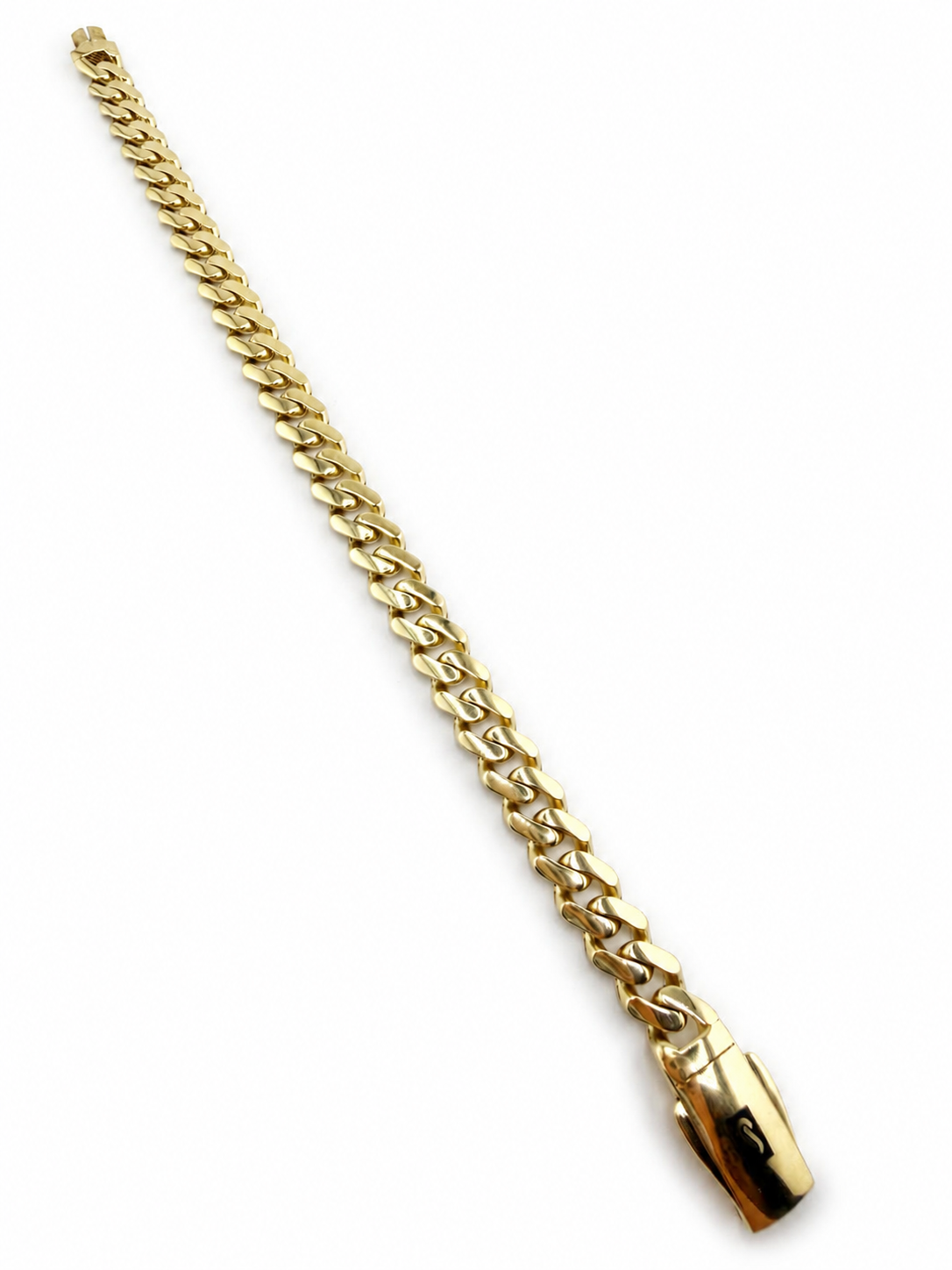 Original 18K gold Monaco bracelet – 12 g – 20 cm