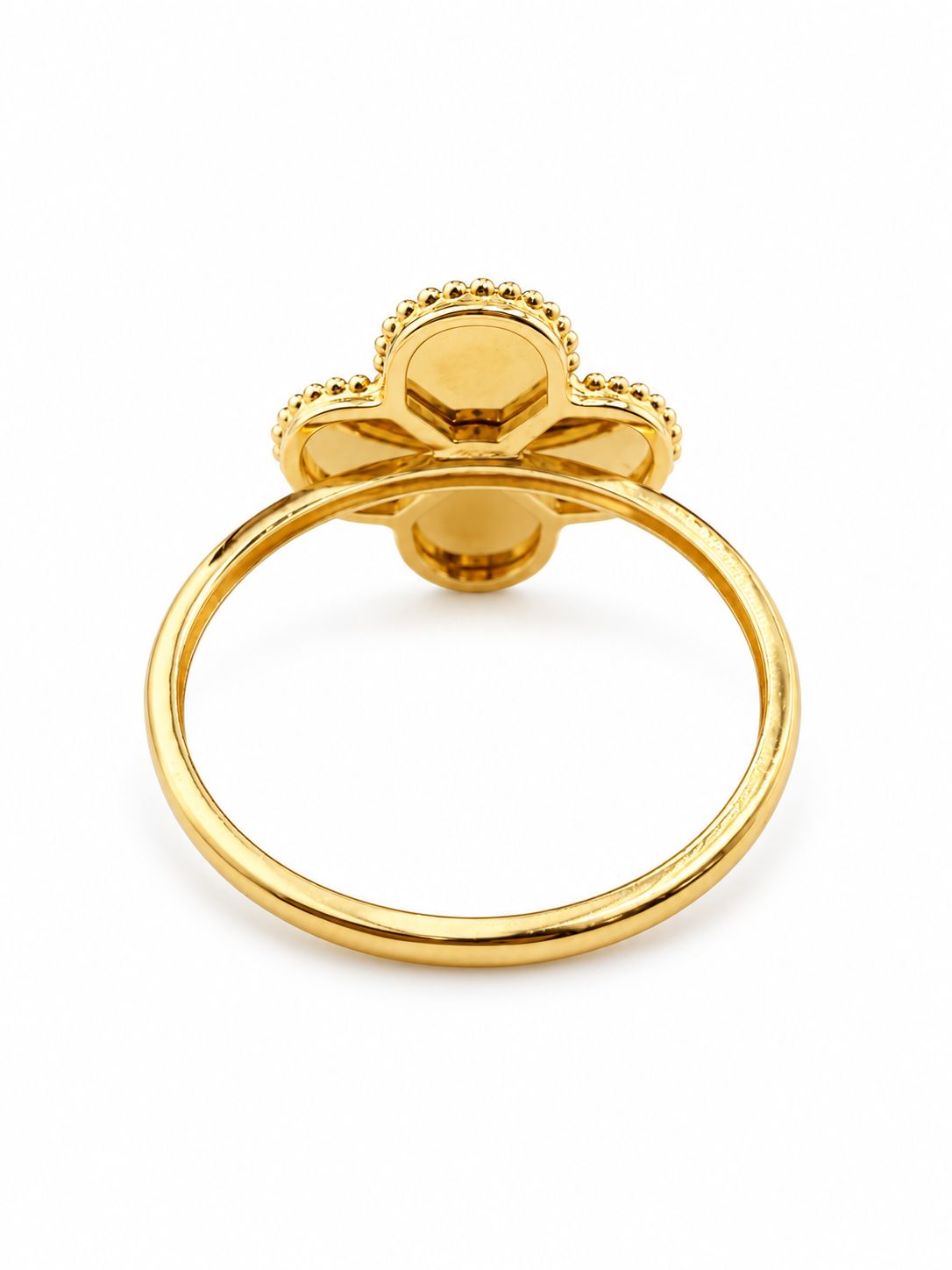 Bague trèfle légère en or 18K 1.64g