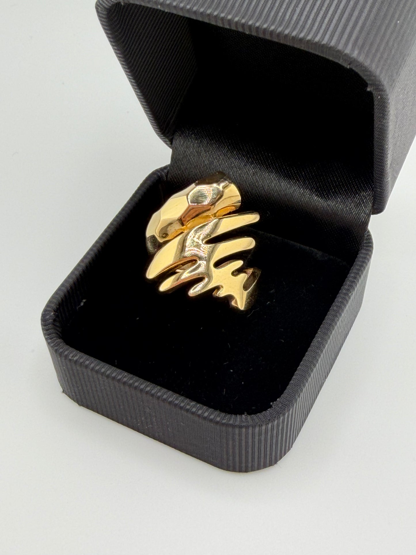 Bague Sculpturale en Or 18K – 4,6 g