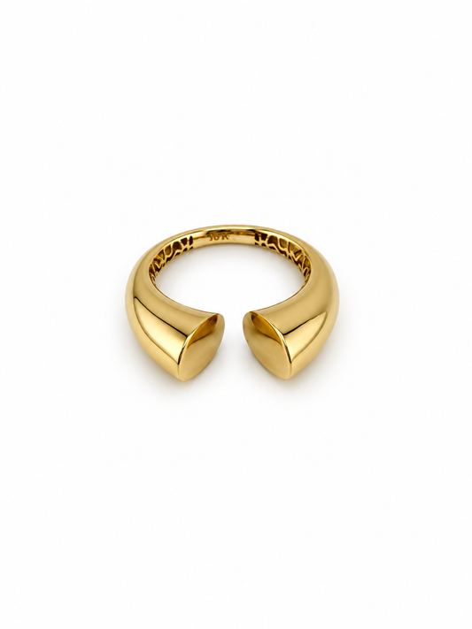 Bague Sculpturale Ouverte en Or 18K — 3,21 g