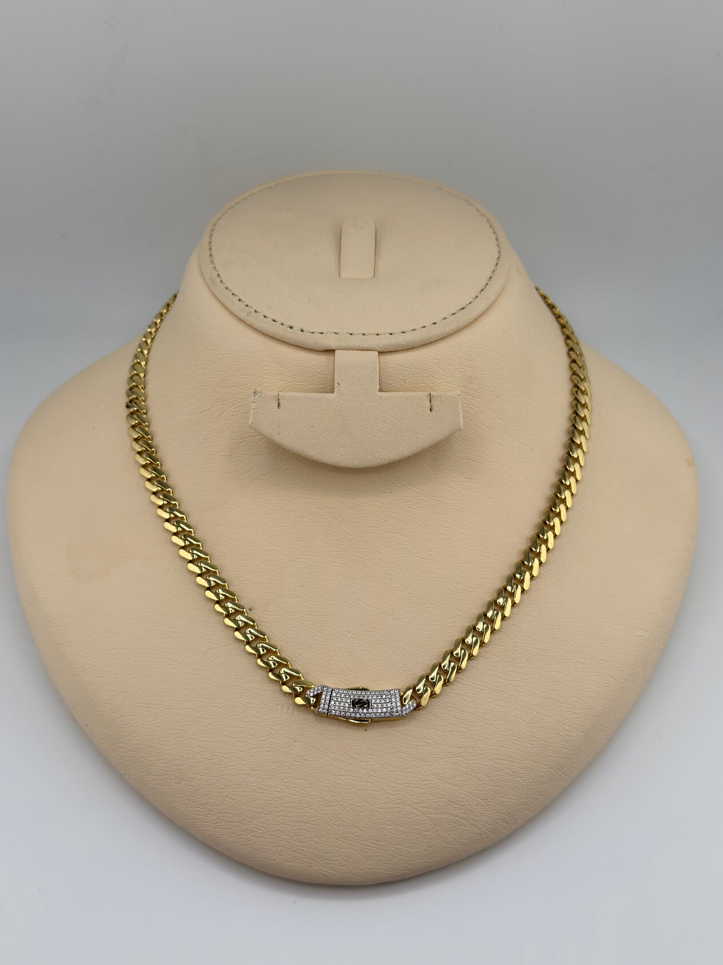 Collier Monaco Chain original en or 18K – 18,52 g
