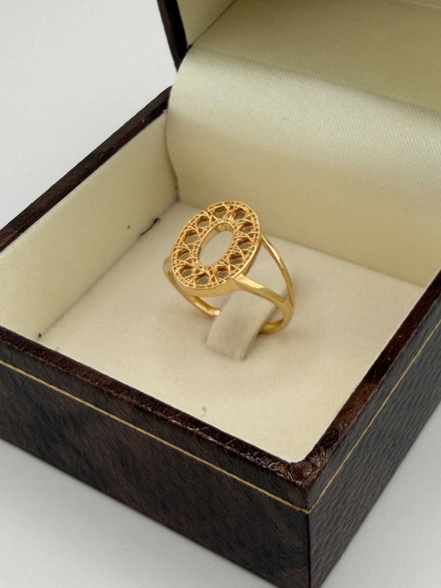 Bague fine à effet miroir – 2,3 g
