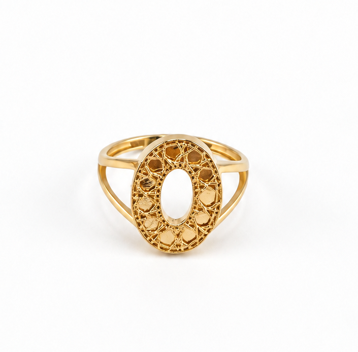 Bague fine à effet miroir – 2,3 g