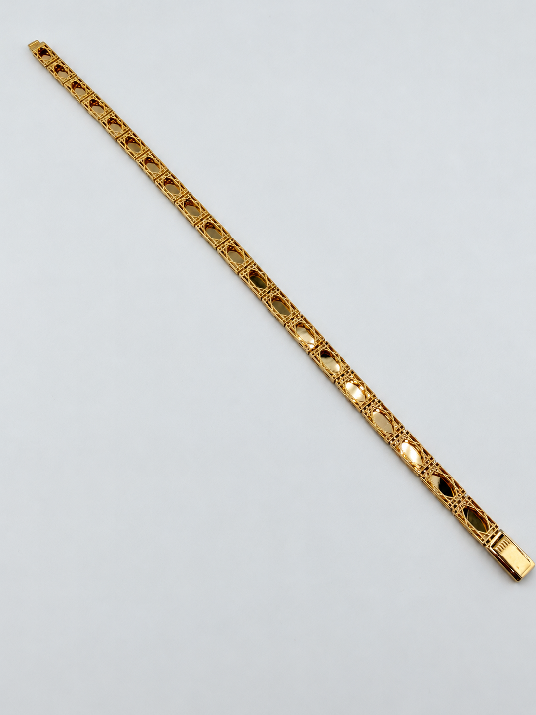 Bracelet en or 18 carats inspiré de la fine joaillerie – 6,68 g