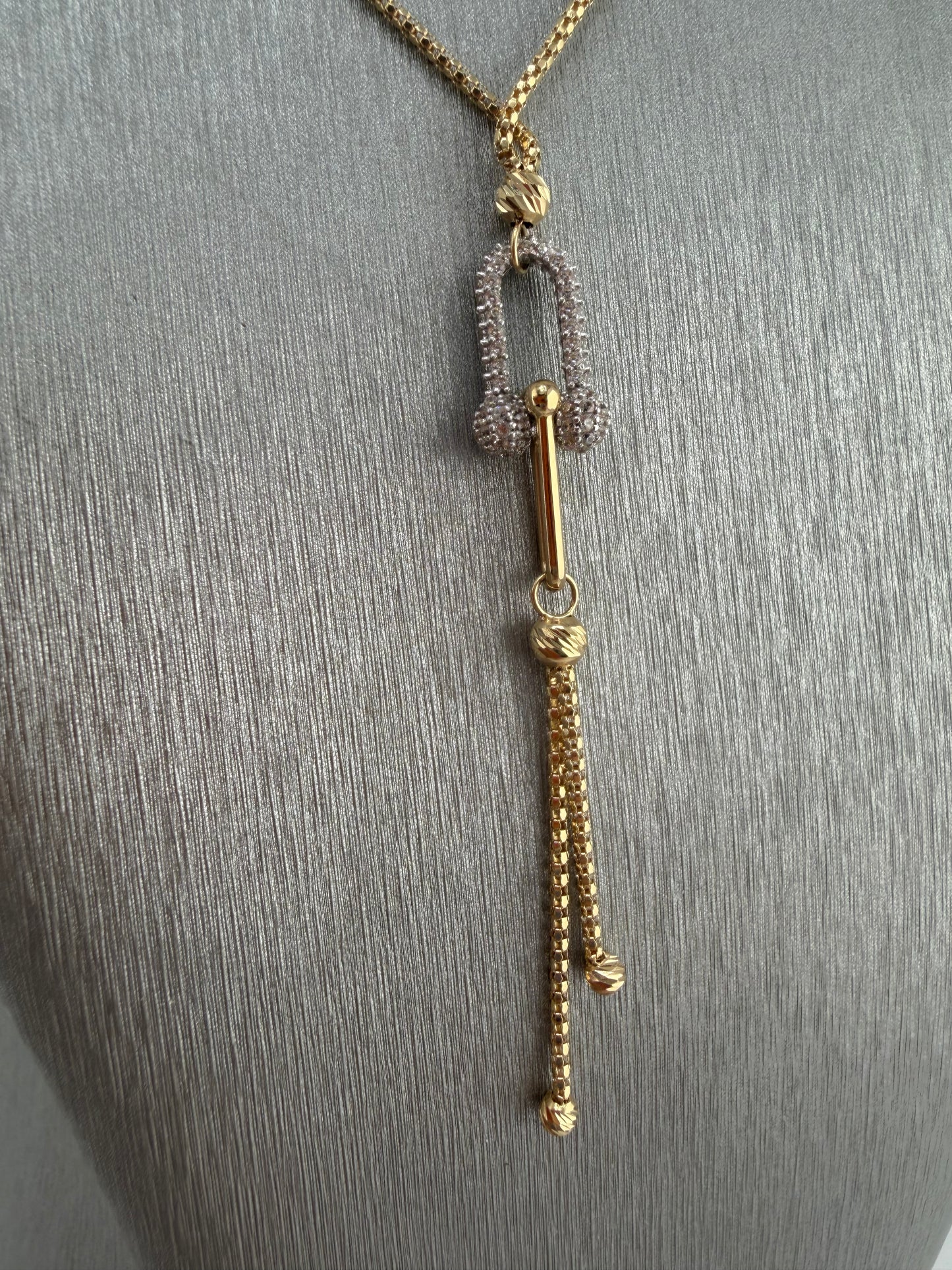 Collier 18 carats à maillons décoratifs – 8,02 g