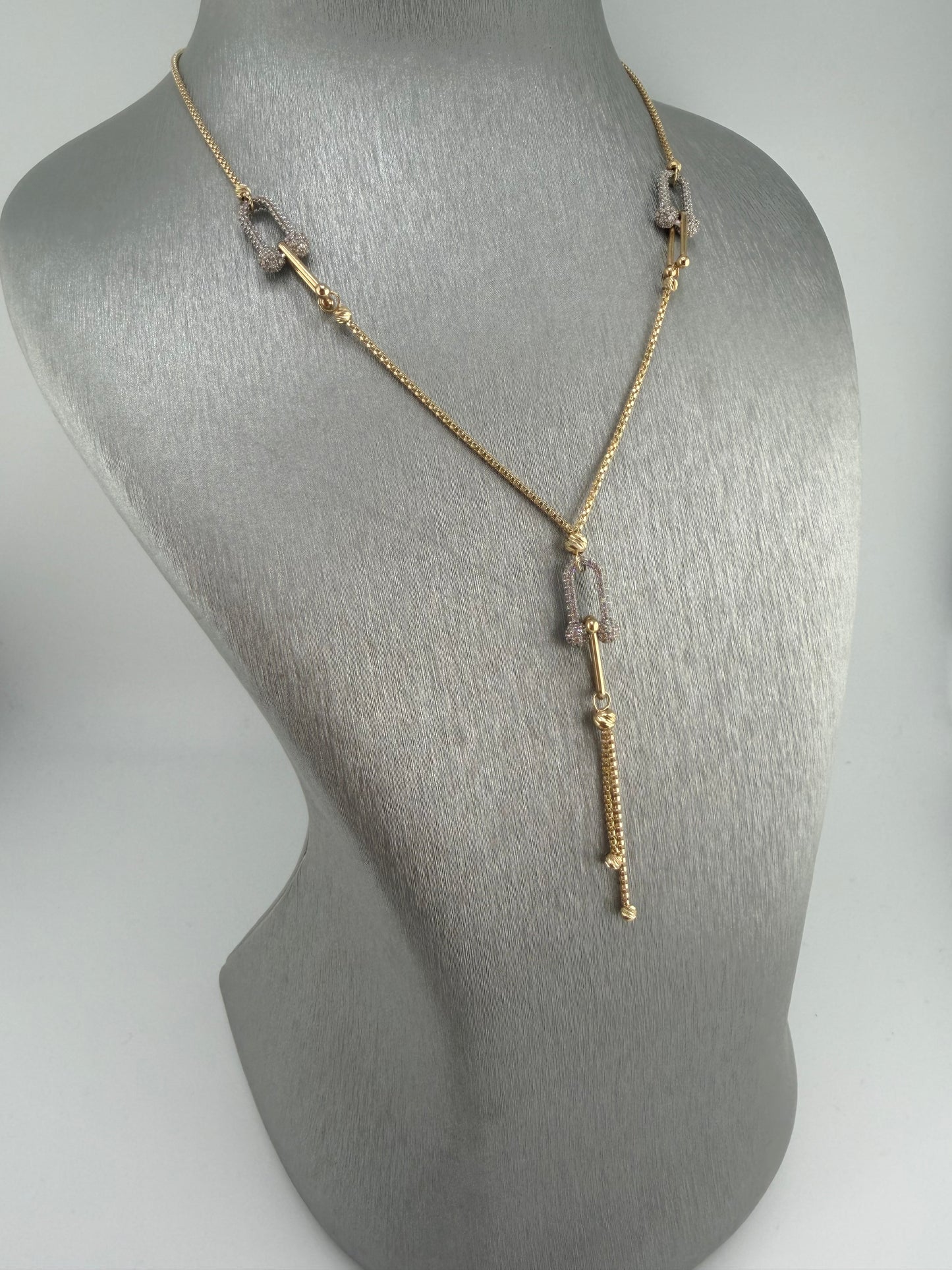 Collier 18 carats à maillons décoratifs – 8,02 g